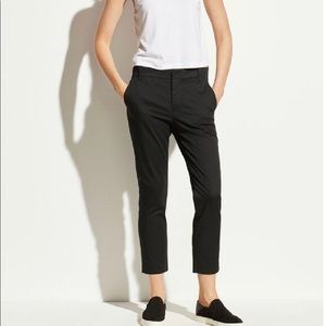 Vince Coin Pocket Chino Black Crop Skinny Pants